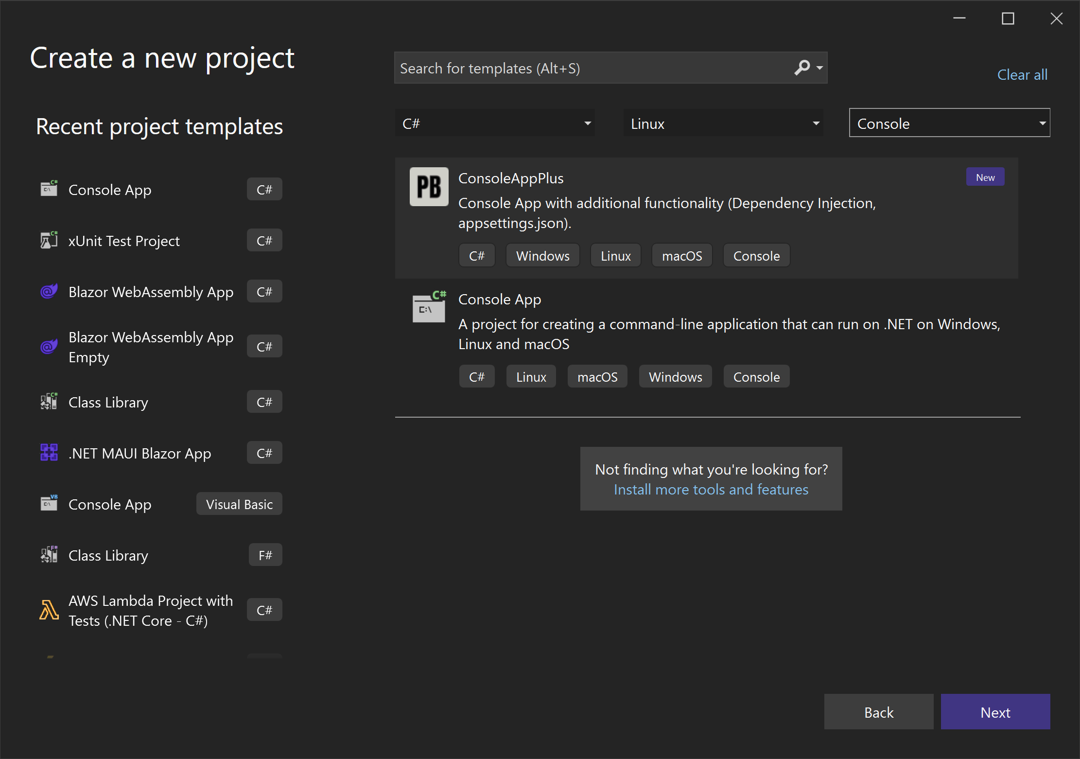 How to create a custom project template for Visual Studio?
